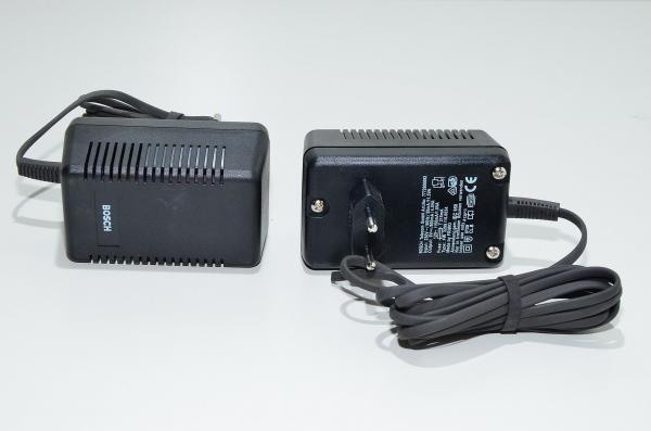 230VAC ulostulo 9VDC 0,5A / 12VAC 0,15A Bosch Friwo FW 3299/15.0034 muuntaja sisään